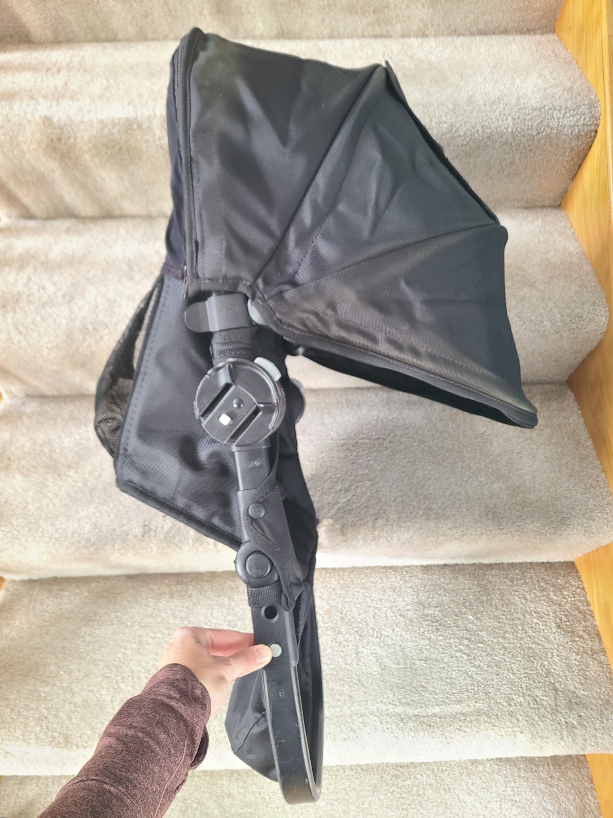 Complete Baby Jogger City Select seat ALL BLACK  / BLACK FRAME. GUC!