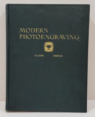 Vintage 1948 Modern Photoengraving Book By Louis Flander and J.S. Mertle
