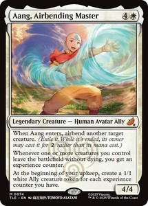 Aang, Airbending Master 0074 Avatar: The Last Airbender: Eternal-Legal Mythic MTG