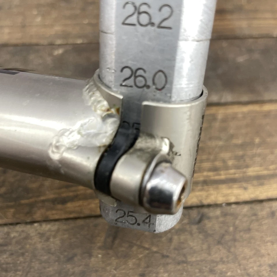 Vintage Profile Quill Stem 22.2mm 26.0 Clamp Silver 220g 90s Road Bike - Image 2 of 4