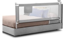 toddler Bed Rail Guard Safety Side Extra Long Foldable Bedrail with Mesh Panel