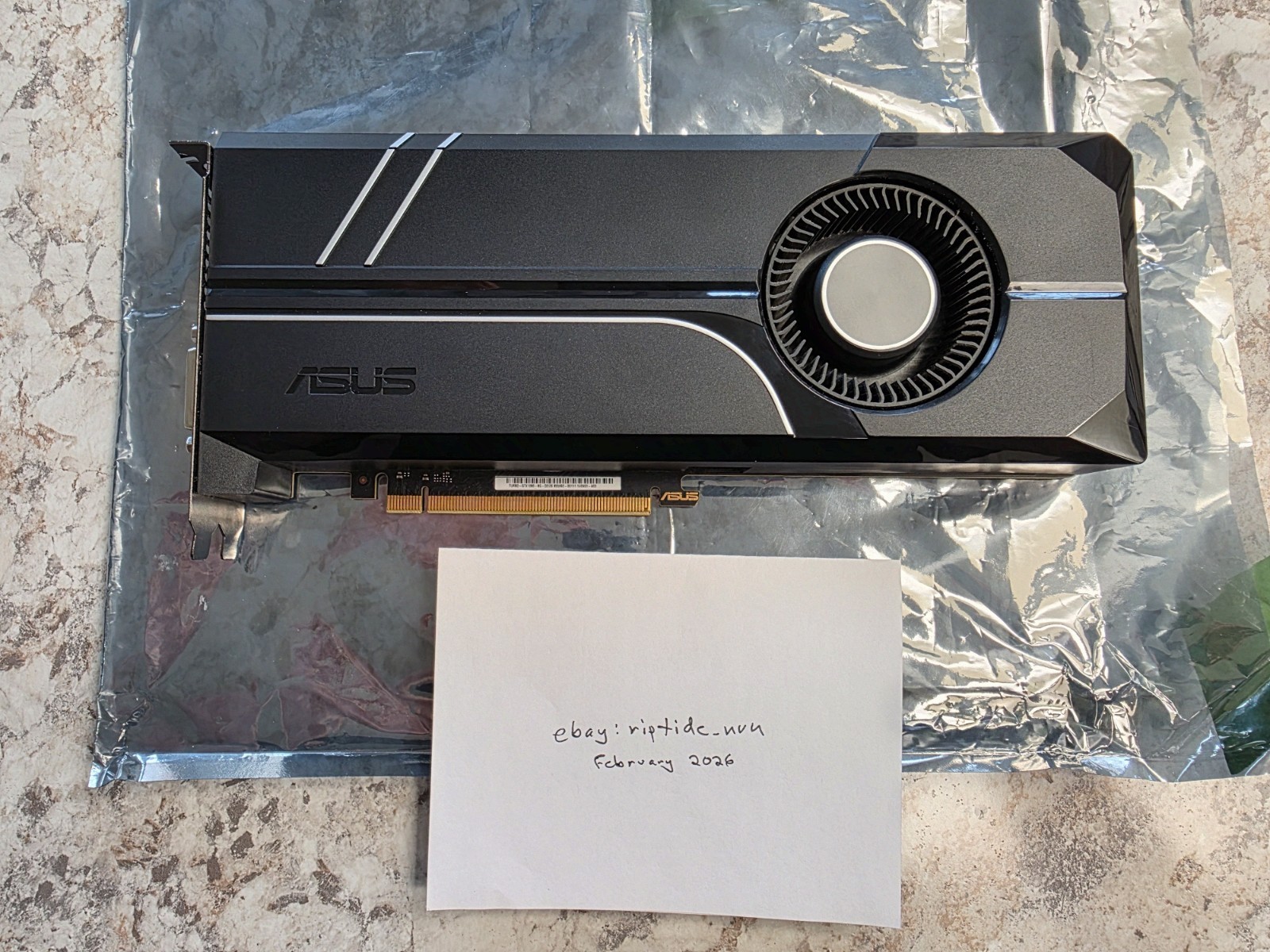 ASUS Turbo GeForce GTX 1080 GPU