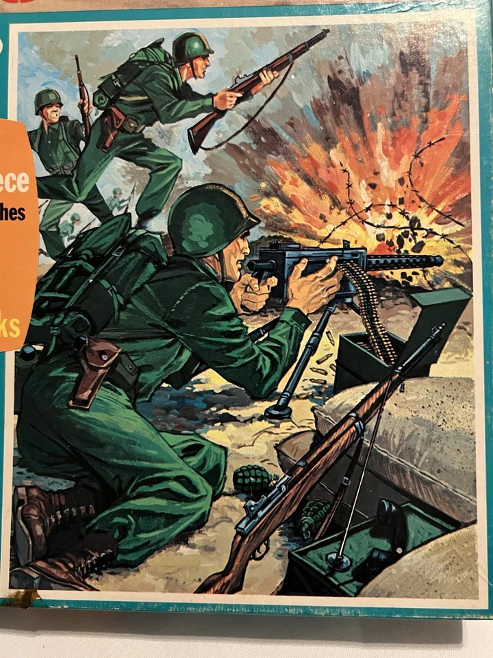 Vintage 1965 GI Joe Jigsaw Puzzle By Hasbro In Original Box - Image 3 of 4