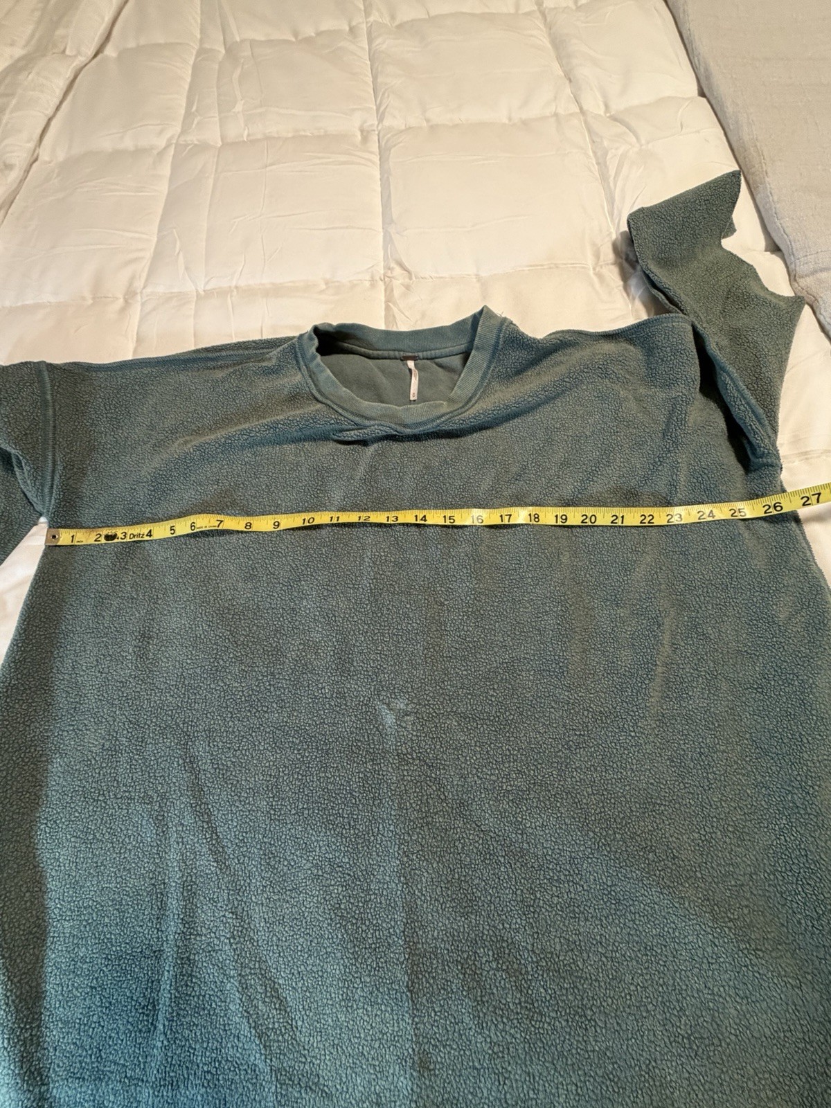 FREE PEOPLE Washed Ashore Solid Pullover Fleece G… - image 8