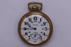 Antique Hamilton 21 Jewels Gold Filled Pocket Watch Pre-Owned Runs (43-56a)