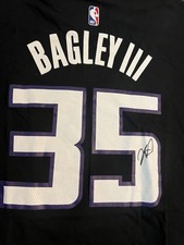 NWT Signed Marvin Bagley Jr #35 Sacramento Kings Rookie Jersey Shirt Westbrook