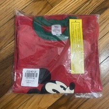 NWT Rare Hanna Anderson Organic Disney Mickey Winter Long Johns Pajamas Set Sz 5