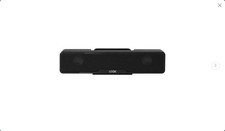 Image of Logik stereo black PC sound bar. 3.5mm jack. USB powered. 4w BNIB