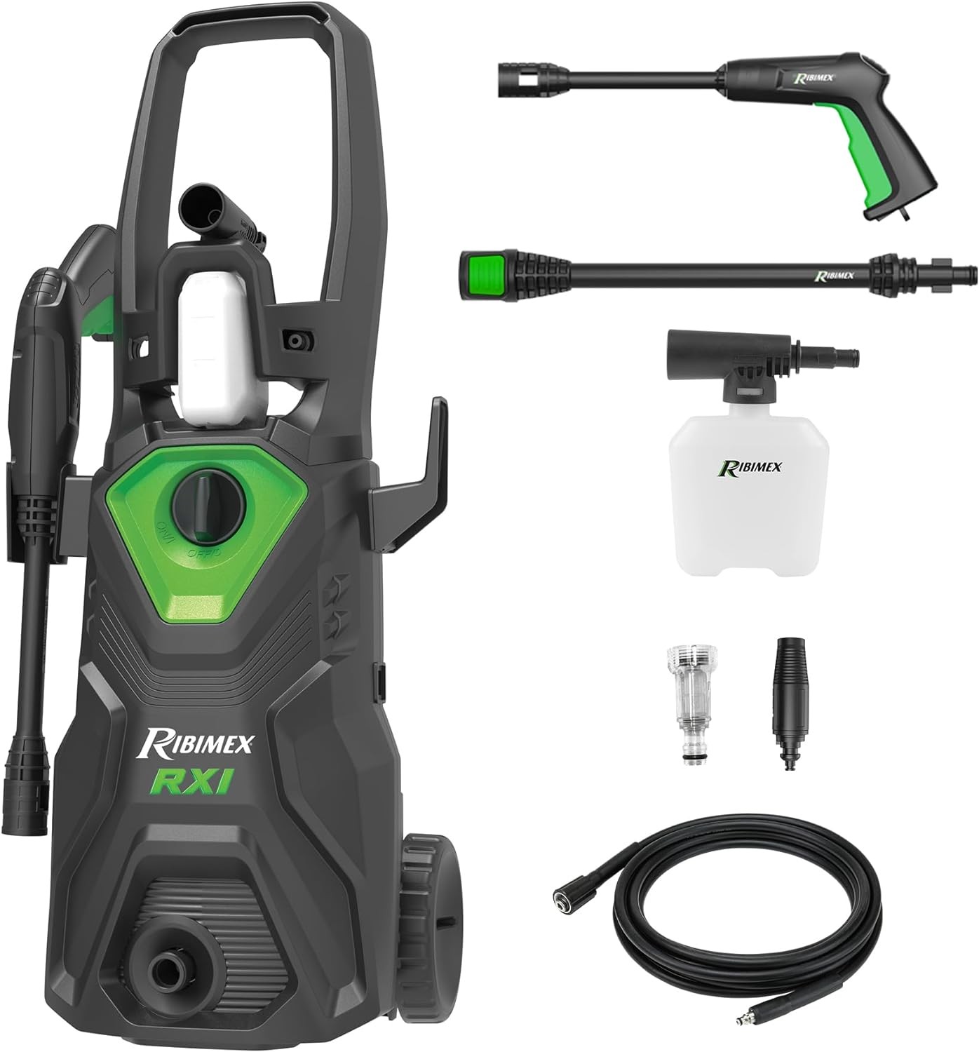Nettoyeur haute pression avec buse réglable RX1 Ribimex jet puissant