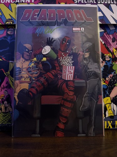 Deadpool #1 Mike Mayhew Signed W/COA (Rainbow Auto)