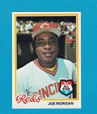 1978 TOPPS BASEBALL SET BREAK 300 JOE MORGAN REDS NM/MT