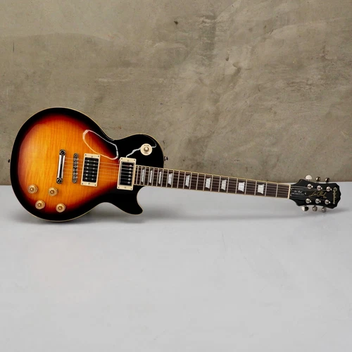 Epiphone Les Paul 1960 Tribute Plus Bourbon Burst Guitar w/Seymour Duncan #56427