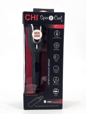 CHI Spin N Curl 1'' Curling Iron Black  (CA2247) 