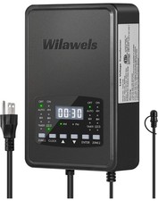 WIlaqels 300W Low Voltage Landscape Transformer, 2 Zone Independent Control