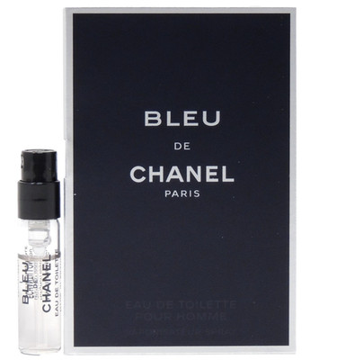 CHANEL BLEU DE CHANEL EDT 1.5ml .05fl oz x 1 COLOGNE SPRAY SAMPLE VIAL
