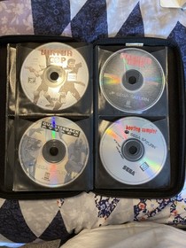 Sega Saturn MK-80000A With Controllers & 15 Games & Pound HDMI Adapter +extras