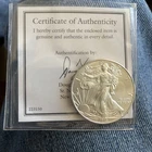 U.S. Mint American Eagle 2013  1 oz Silver Coin with Certificate of Authenticity