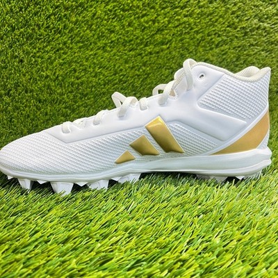 Adidas Adizero Impact.2 Molded Mens Size 9.5 White Gold Running