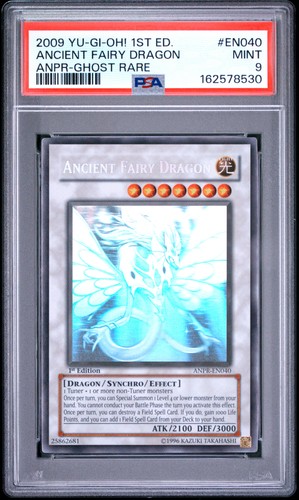 Ancient Fairy Dragon ANPR-EN040 1st Edition-Ghost Rare Yugioh PSA 9 *530