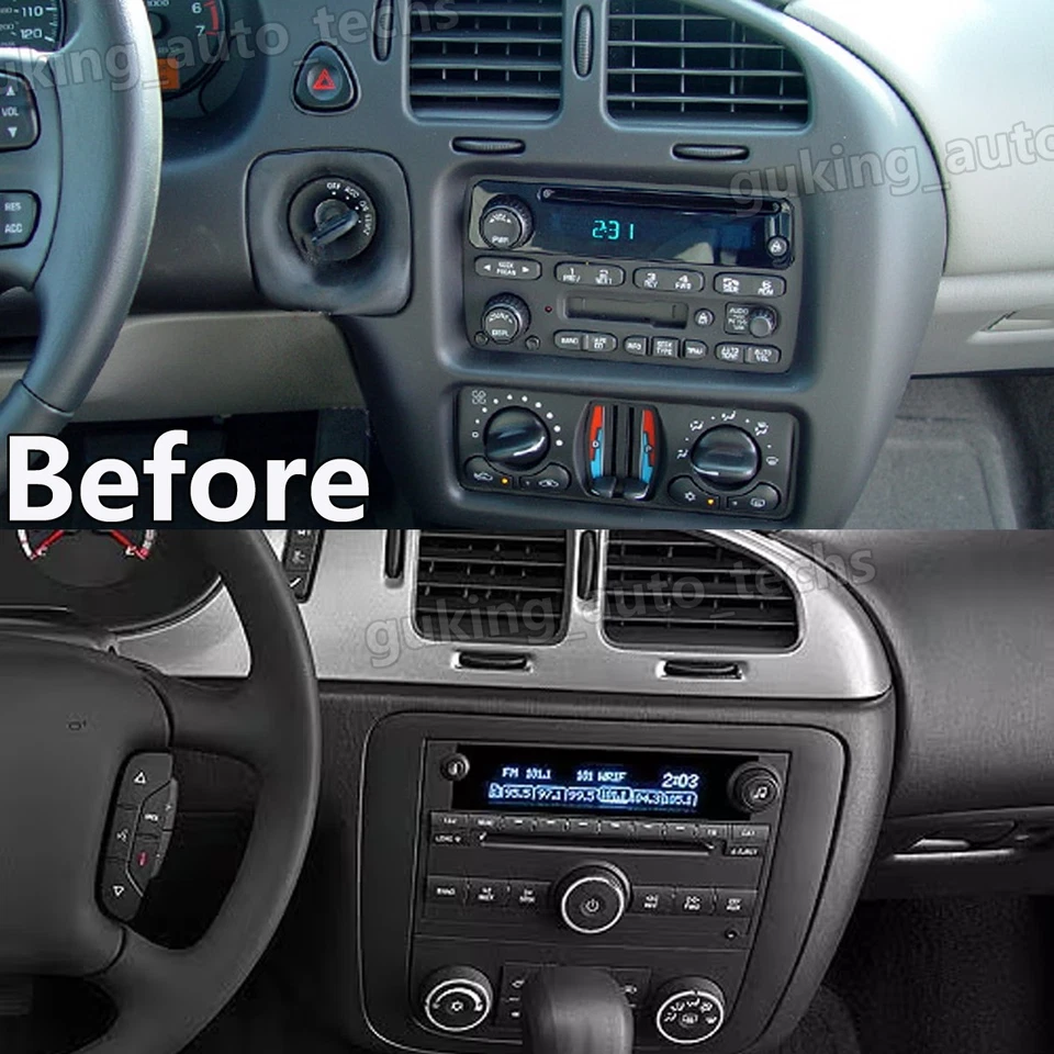 9.7" Wireless CarPlay For Chevrolet Monte Carlo 2000-2007 Android 13 Radio GPS Foto 3 de 4