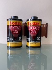 2 rolls of Kodak Ektar 25 expired 35mm film, 36 exposures.