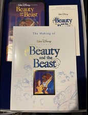 Walt Disney Beauty and The Beast Deluxe Collectors Edition VHS with Book Litho.