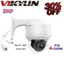 VIKYLIN PTZ 4 ZOOM IR30M 5MP Security camera with remote view POE MIC Outdoor US