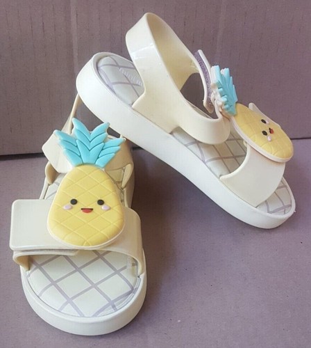 Mini sandali per bambini Melissa bambina jelly ananas frutta UK 6, 8 e 9 (N21) - Foto 9 di 11