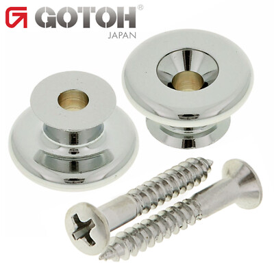 NEW Gotoh EP-B3 End Pins Oversized Strap Button for Guitar & Bass - NICKEL