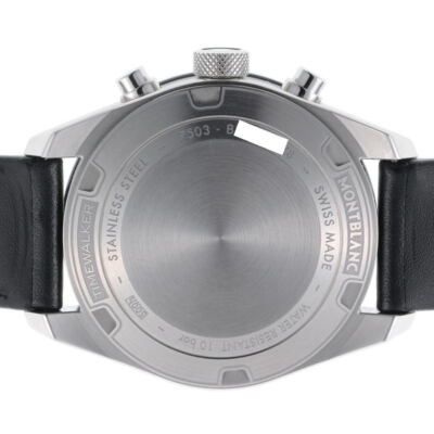 MONTBLANC TimeWalker Chronograph Automatic 119941 Black Dial SS