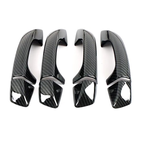 Carbon Fiber Look Side Door Handle Cover For Volkswagen VW Golf 6 MK6 2008-2013 - Picture 7 of 10