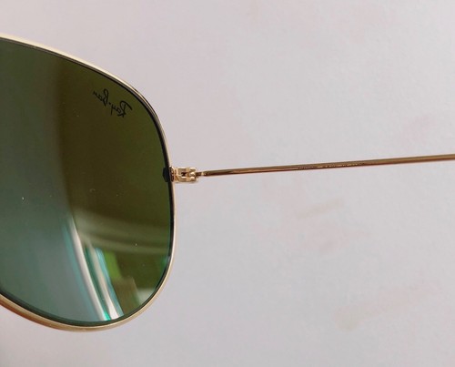 RayBan Ray Ban Sunglasses Aviator RB3025 Mirrored Flash Pink Lens 58mm ๐บ๐ธ - Picture 7 of 13