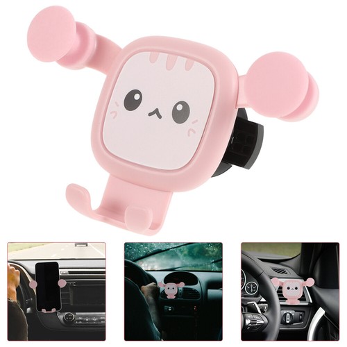 Cute Car Phone Mount Holder Cat Air Vent Clip Phone Holder Cat Phone Stand - 第 6/12 張圖片