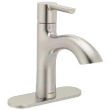 Moen Idris 84577SRN Bathroom Faucet Single Hole Brushed Nickel Finish