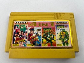 4 in 1 RARE Famicom Famiclone Nes Tv Game Cartridge