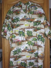 Kalena Fashions of Hawaii XL short sleeved men's shirt