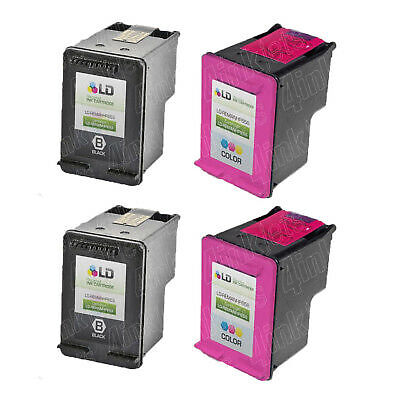 4PK CC653AN CC656AN for HP 901 BLACK COLOR Printer Ink Cartridge 4500 4585 J4680