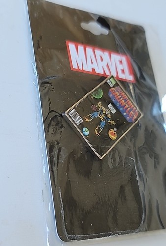 Marvel Thanos Infinity Gauntlet Stones Comic Art Pin Back Salesone Book Endgame - Bild 4 von 5