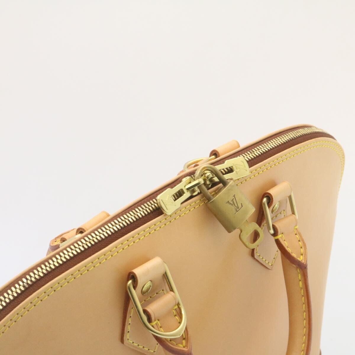 Louis Vuitton Louis Vuitton Alma Brown Nomade Leather Handbag-Limited