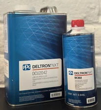 PPG DCU2042 Deltron Clearcoat 1 Gal, DCX61 Quart Hardener Bundle!