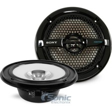 Sony XS-MP1611B 6.5" Dual Cone Marine Speakers - Black