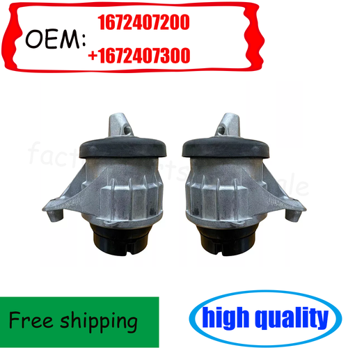 Engine Mounts 1672407200+1672407300 For 2020-2023 Mercedes-Benz W167 GLE-Class