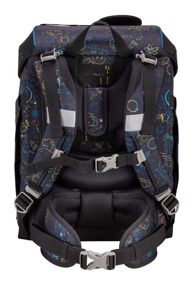 DerDieDas ErgoFlex Tiny Exklusiv LED Schulranzenset 5-teilig Crazy Neu - Bild 3 von 4