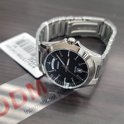 Casio MTP-1370D-1A1 Men Analog Stainless Steel Watch Original New - Picture 8 of 12