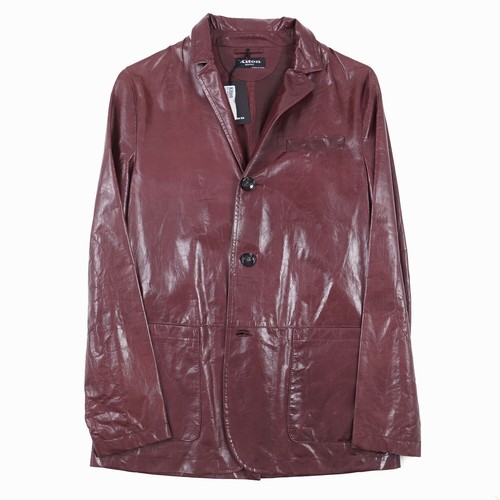Kiton Slim-Fit Burgundy Lightweight 