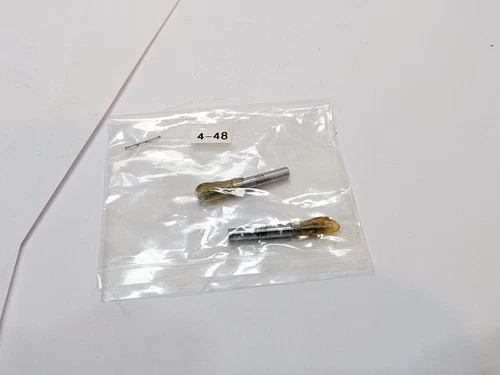 #4 48 UNF Thread Plug Gage No. 4 GO P.D. = .0985 Vermont Gage 1841846 LOT OF (2)