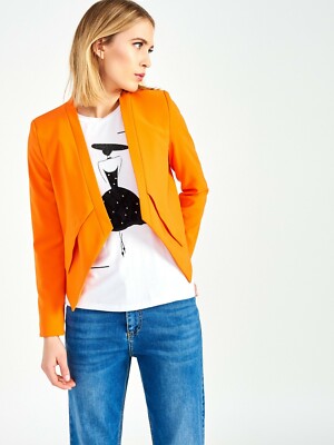 Renaissance Jacke Orange Größe M 