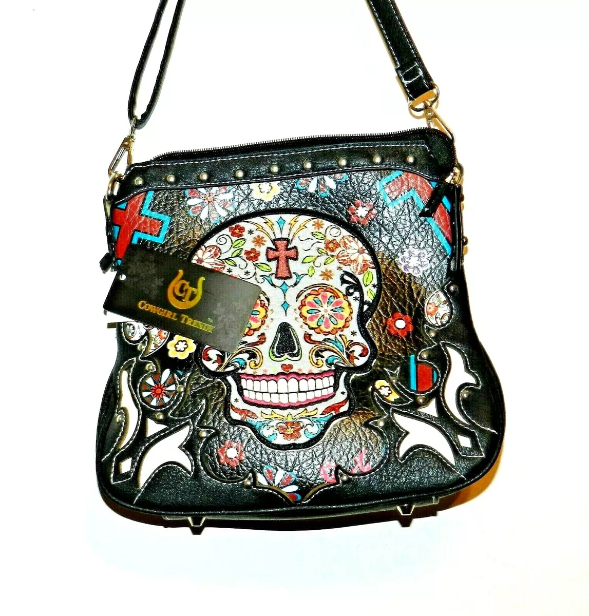 Cowgirl trendy sale skull purse