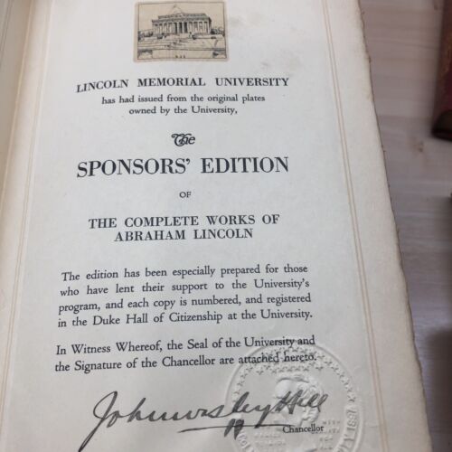 Komplettwerke von Abraham Lincoln 12 Vol. Nicolay und Heu Sponsoren Edition selten - Bild 14 von 22