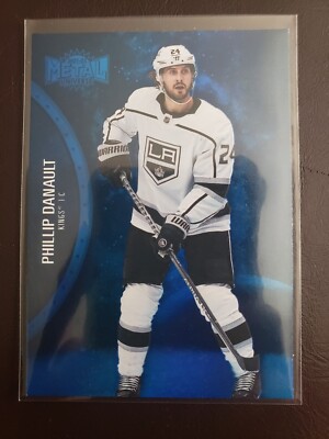 2021-22 Phillip Danault Blue Spectrum Skybox Metal Universe Hockey Los...
